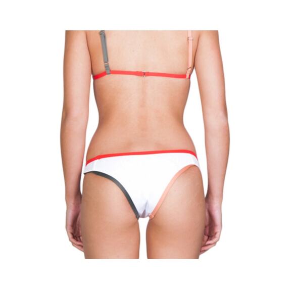 Tavik Jayden Full Swim Bottom Color Blocked White Hibiscus Size Large NEW - Picture 6 of 8